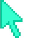 Sea Foam Green Pixel pointer