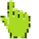 Sheen Green Pixel cursor