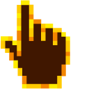 Sunflower Pixel cursor