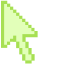 Tea Green Pixel pointer