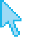 Uranian Blue Pixel pointer