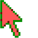 Watermelon Pixel pointer