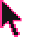 Wild Strawberry Pixel pointer