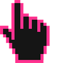 Wild Strawberry Pixel cursor