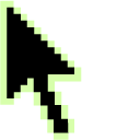 Yellow Green Crayola Pixel pointer