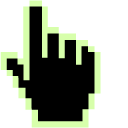 Yellow Green Crayola Pixel cursor