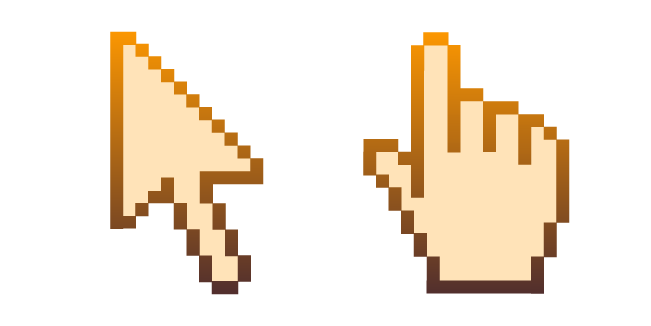 Yellow-Orange Pumpkin Cake Pixel