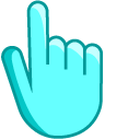 Aqua Blue cursor