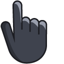 Black Charcoal cursor