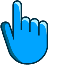 Blue cursor