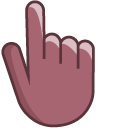 Dusty Rose Pink cursor