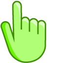 Inchworm Green cursor