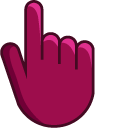 Maroon cursor