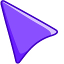 Medium Slate Blue pointer