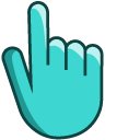 Medium Turquoise cursor