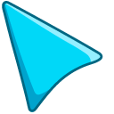 Vivid Sky Blue pointer