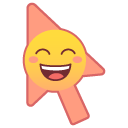 Grinning Smiley with Happy Eyes pointer