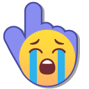 Loudly Crying Smiley cursor