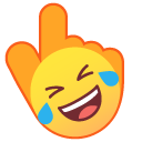 Rolling on the Floor Laughing Smiley cursor