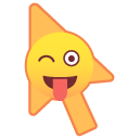 Silly Winking Smiley pointer