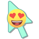 Smiley with Heart Eyes pointer