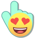 Smiley with Heart Eyes cursor