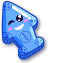 Blue Rocket Smile pointer