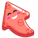 Coral Red Smile pointer