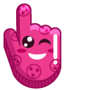 Deep Pink Smile cursor