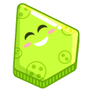 Lime Green Smile pointer