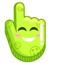 Lime Green Smile cursor