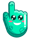Mint Green Smile cursor