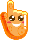 Orange Smile cursor