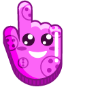 Pink Arrow Smile cursor