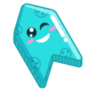 Turquoise Smile pointer