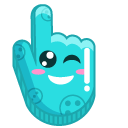 Turquoise Smile cursor