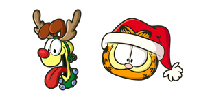 Christmas Garfield and Odie