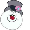 Frosty The Snowman and Broom cursor
