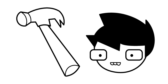 Homestuck John Egbert and Hammer