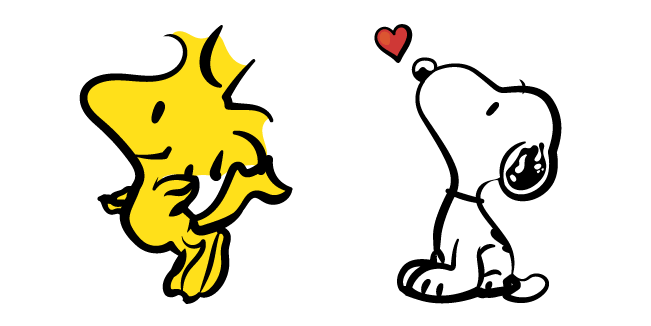 Peanuts Snoopy and Woodstock