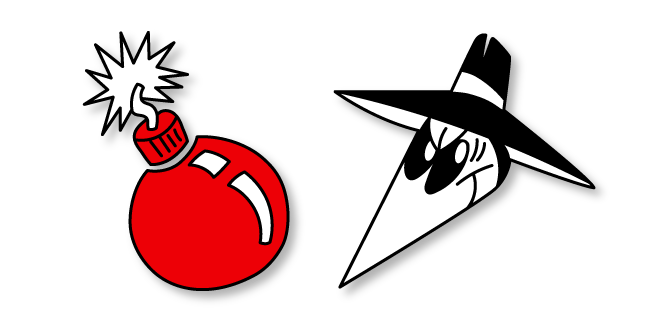 Spy vs. Spy Black Spy and Bomb