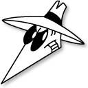 Spy vs. Spy White Spy and Dynamite cursor