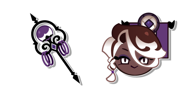 Cookie Run Affogato Cookie and a Magic Staff