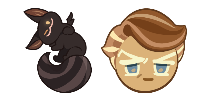 Cookie Run Almond Cookie and Constable Whiskers