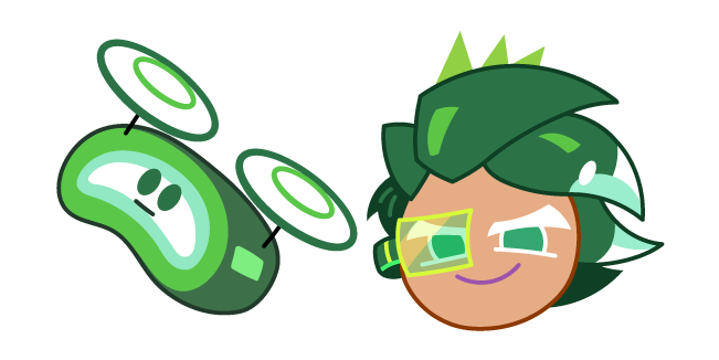 Cookie Run Aloe Cookie and A.L.O.E. Drone