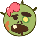 Cookie Run Brain Gum and Zombie Cookie cursor