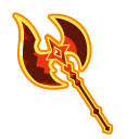 Cookie Run Burning Spice Cookie and Axe pointer