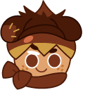 Cookie Run Chestnut Cookie and Spiky cursor
