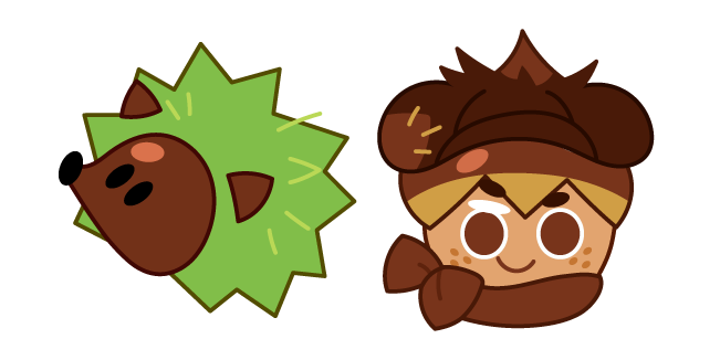Cookie Run Chestnut Cookie and Spiky