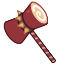 Cookie Run Choco Werehound Brute and Hammer pointer